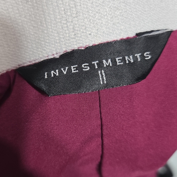 Investments Purple/pink Skirt Elastic Waistband Sz 16w - Picture 6 of 6